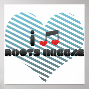 Póster Fan del reggae de las raíces