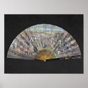 Póster Fan depicting the marriage of Louis of France