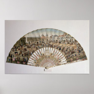 Póster Fan depicting the Plaza de la Cebada, Madrid