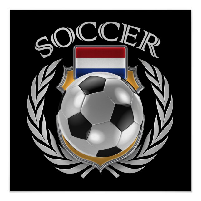 Póster Fan Gear de los Países Bajos 2016 (Anverso)