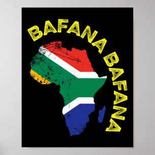 Póster Fana Fana fútbol Sudáfrica