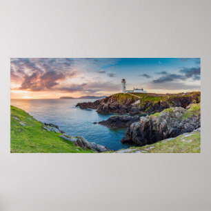 Póster Fanad Head Lighthouse   Donegal, Irlanda