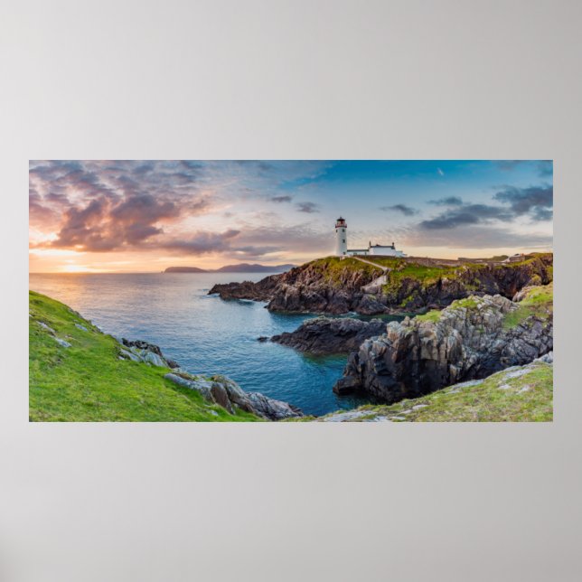 Póster Fanad Head Lighthouse | Donegal, Irlanda (Frente)