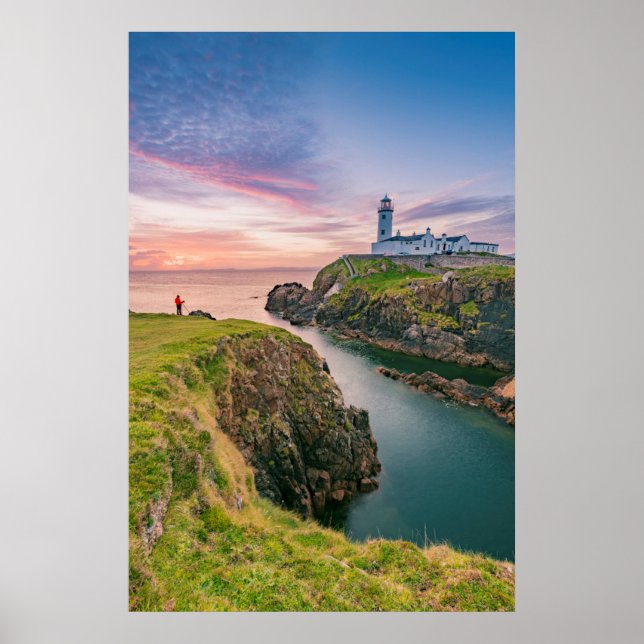 Póster Fanad Head Lighthouse | Donegal, Irlanda (Frente)