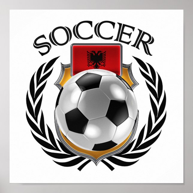Póster Fanático Albania Soccer 2016 (Frente)