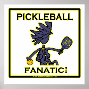 Póster Fanático de Pickleball