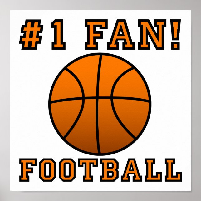 Póster Fanático del fútbol no es gracioso Rótulo Poster (Frente)