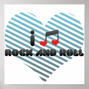 Póster Fanático Rock And Roll