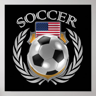 Póster Fanático USA Soccer 2016