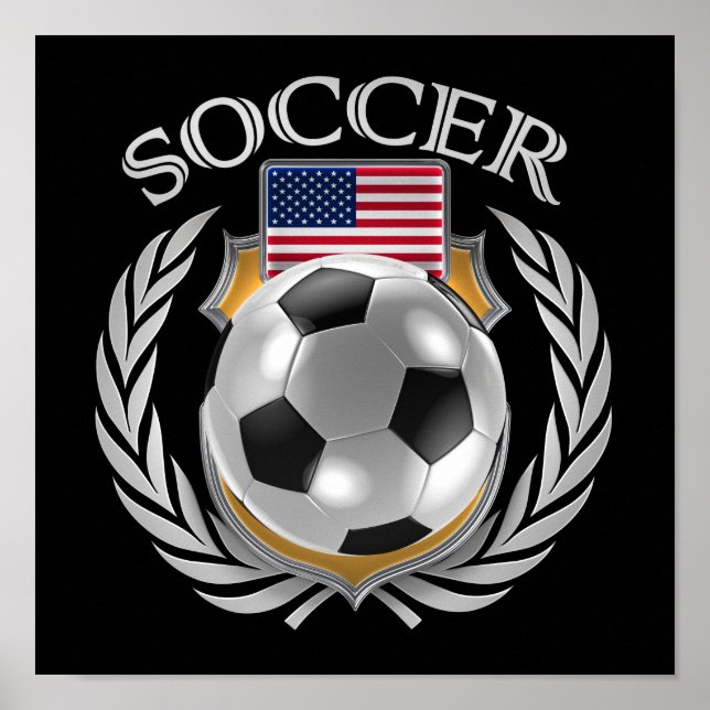 Póster Fanático USA Soccer 2016 (Frente)