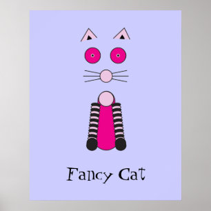 Póster Fancy Cat