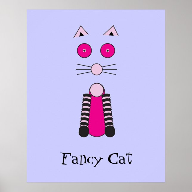 Póster Fancy Cat (Frente)
