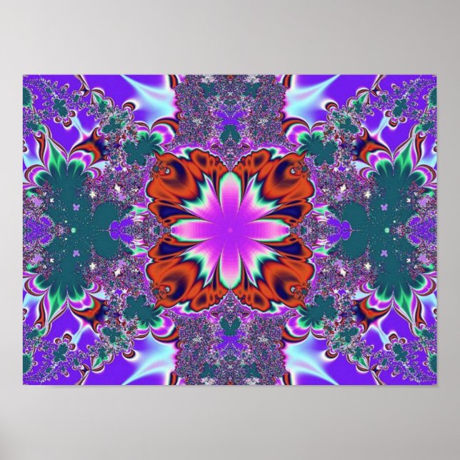 Póster Fancy Fractal Poster (Frente)