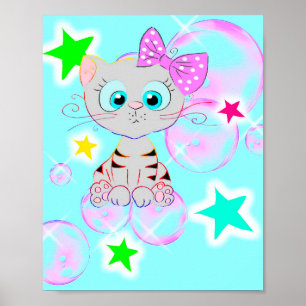 Póster Fancy Kitten