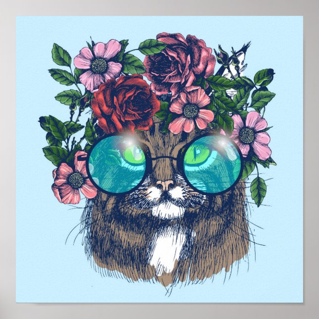 Póster Fancy Maine Coon (Frente)