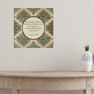 Póster Fancy Traditional Blessing