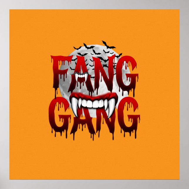 Póster Fang Gang Tee (Frente)
