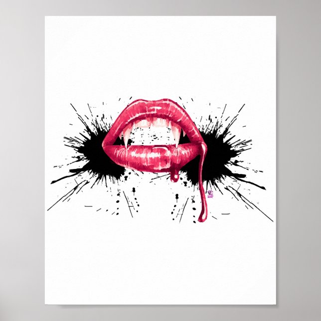 Póster Fangs Splash (Frente)