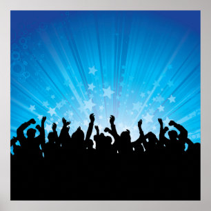 Póster Fans del concierto