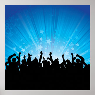 Póster Fans del concierto