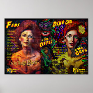 Póster Fans del Dino Chica
