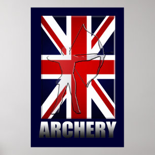 Póster Fans y Archers Toxophilite del tiro al arco de