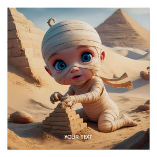Póster Fantasía aburre a un pequeño y antiguo Egipto