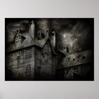 Póster Fantasía - Ahogada - Fue una noche oscura y tormen