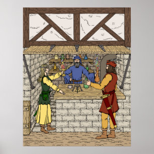 Póster Fantasía Apothecary Shop