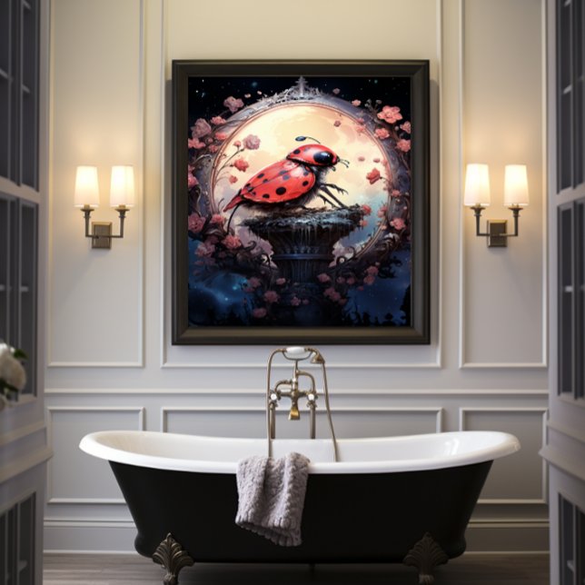 Póster 🐞 Fantasía Art Ladybug Delight No. 1 (Subido por el creador)
