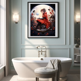 Póster 🌟 Fantasía Art Ladybug Delight 🦋 No. 5