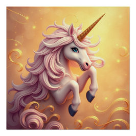 Póster Fantasía Art Unicorn