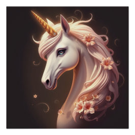 Póster Fantasía Art Unicorn