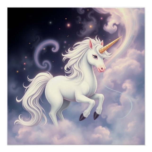 Póster Fantasía Art Unicorn (Anverso)