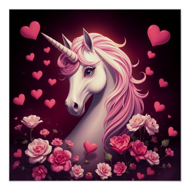 Póster Fantasía Art Unicorn (Anverso)