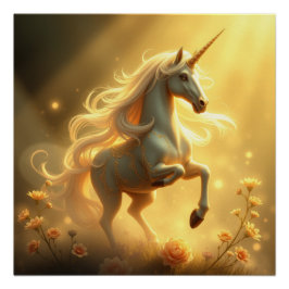 Póster Fantasía Art Unicorn