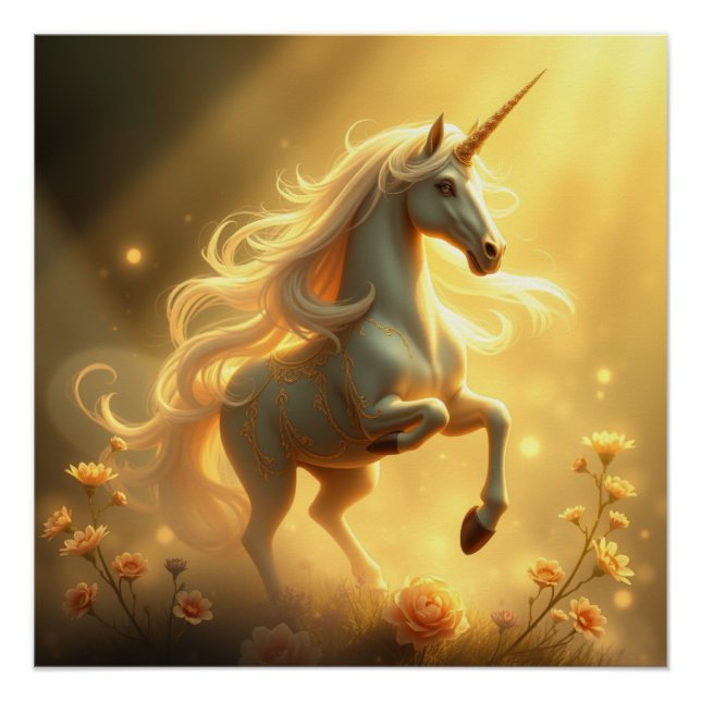 Póster Fantasía Art Unicorn (Anverso)