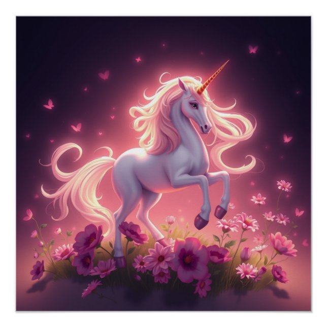 Póster Fantasía Art Unicorn (Anverso)