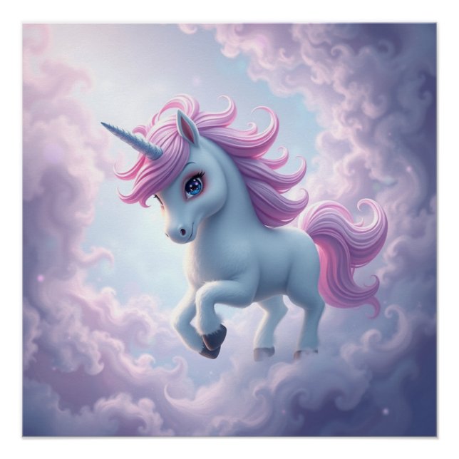 Póster Fantasía Art Unicorn (Anverso)