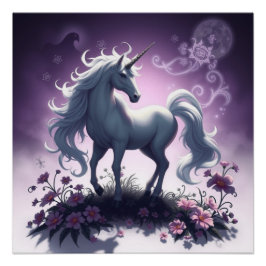 Póster Fantasía Art Unicorn