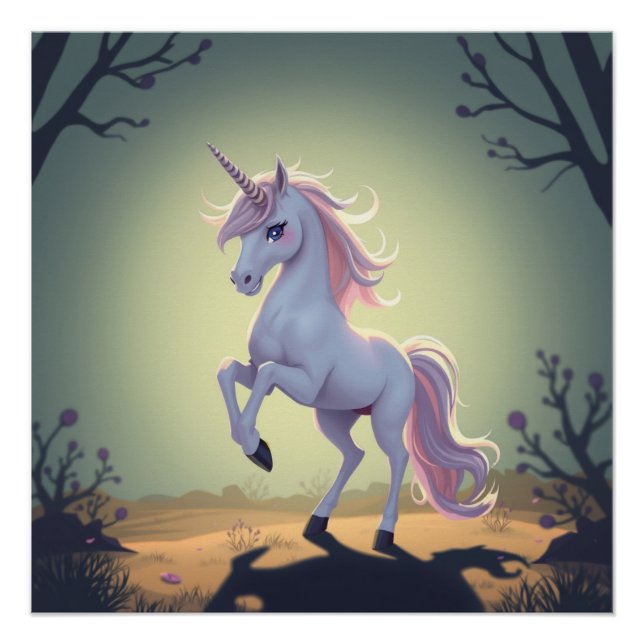Póster Fantasía Art Unicorn (Anverso)