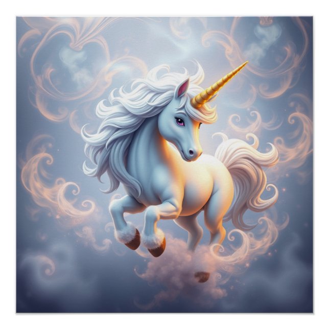 Póster Fantasía Art Unicorn (Anverso)
