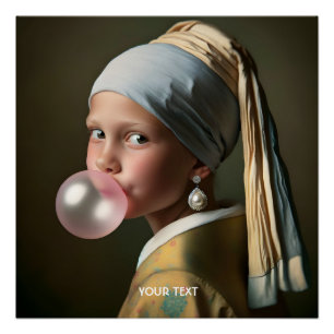 Póster Fantasía Bicho Rosa