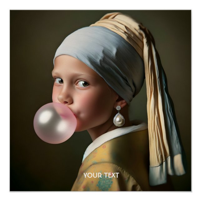 Póster Fantasía Bicho Rosa (Anverso)