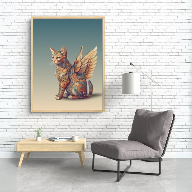 Póster Fantasía Cat l Misty Meow | Gato alado [4/4] (Subido por el creador)