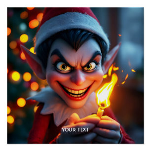 Póster Fantasía Corta Coincidencia Árbol de Navidad