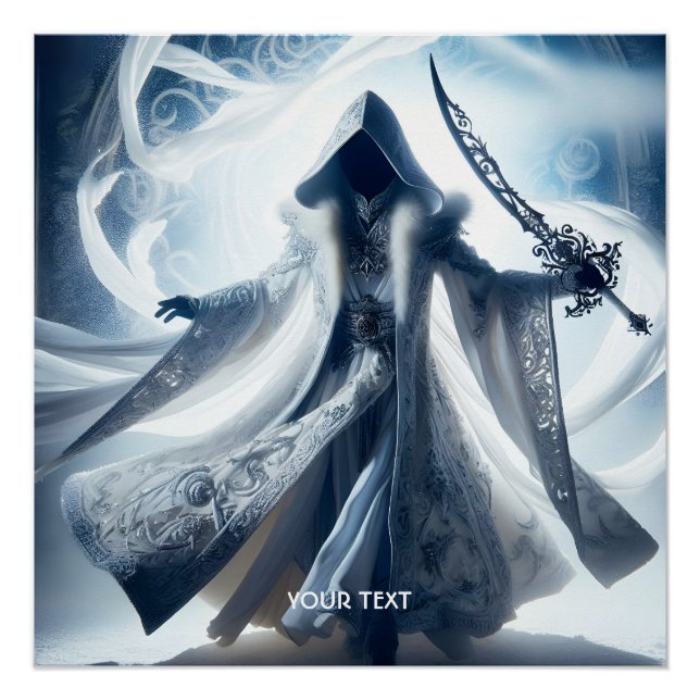 Póster Fantasía Cuidada Luz Blanca (Anverso)