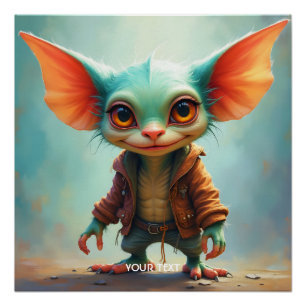 Póster Fantasía Cuta Pequeña Creatividad Adorable