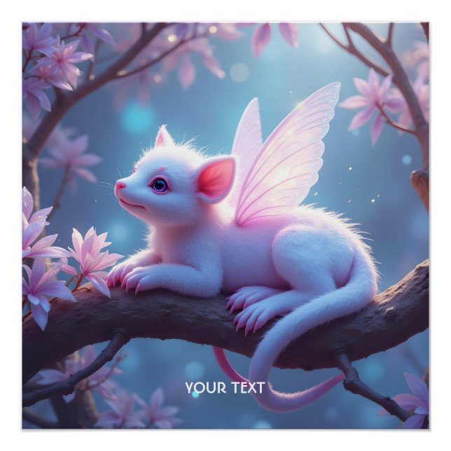 Póster Fantasía Cute Creatividad Rosa (Anverso)