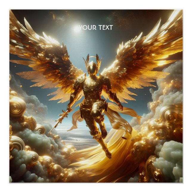 Póster Fantasía Cute Flying Wingor Warrior (Anverso)